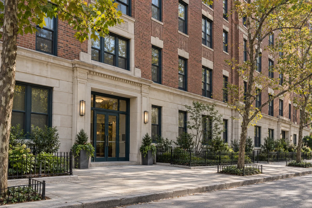 Representative Bronx entrance and street setting