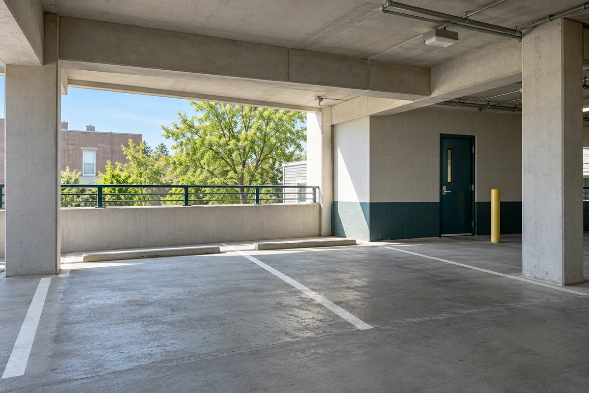 Representative parked-car location
